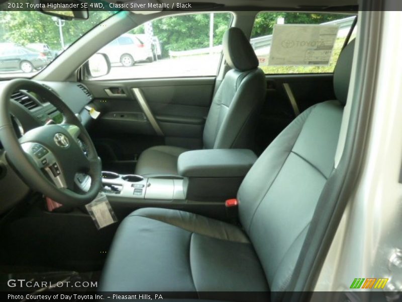 Classic Silver Metallic / Black 2012 Toyota Highlander SE 4WD