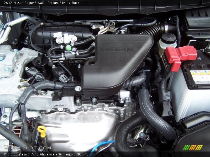 Brilliant Silver / Black 2012 Nissan Rogue S AWD