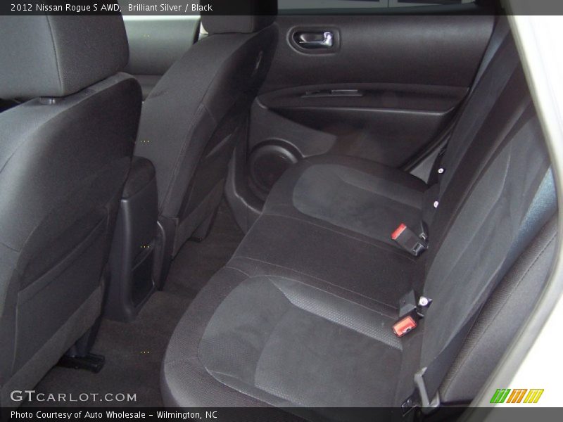 Brilliant Silver / Black 2012 Nissan Rogue S AWD