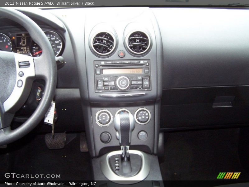 Brilliant Silver / Black 2012 Nissan Rogue S AWD