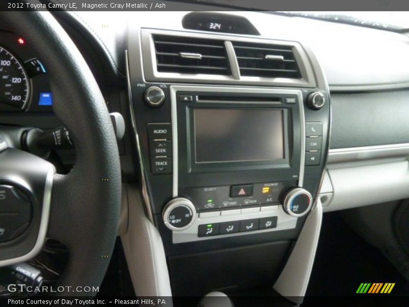 Magnetic Gray Metallic / Ash 2012 Toyota Camry LE