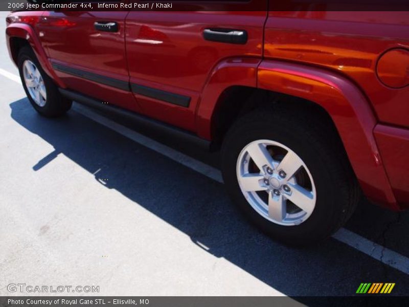 Inferno Red Pearl / Khaki 2006 Jeep Commander 4x4