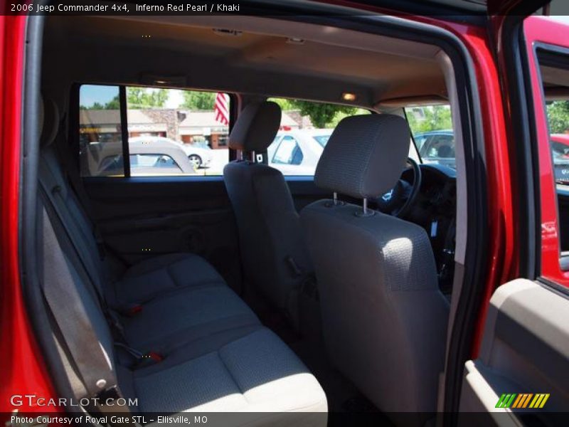 Inferno Red Pearl / Khaki 2006 Jeep Commander 4x4
