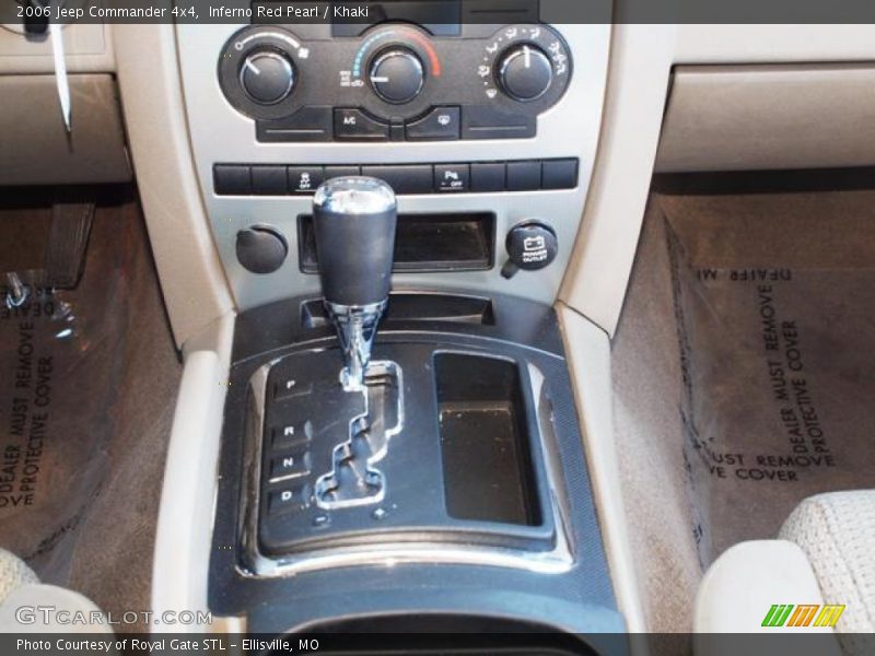 Inferno Red Pearl / Khaki 2006 Jeep Commander 4x4