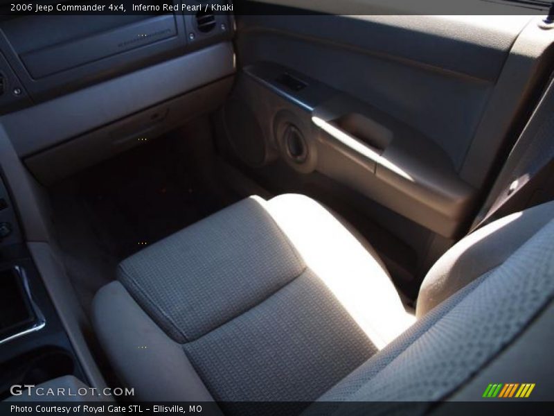 Inferno Red Pearl / Khaki 2006 Jeep Commander 4x4