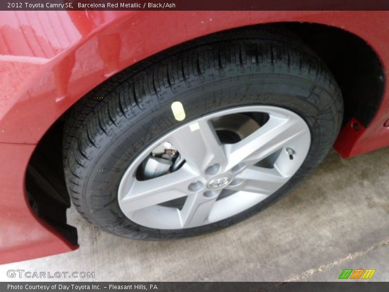 Barcelona Red Metallic / Black/Ash 2012 Toyota Camry SE