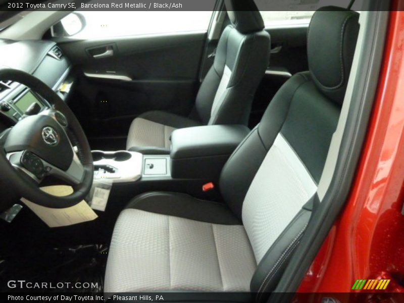 Barcelona Red Metallic / Black/Ash 2012 Toyota Camry SE