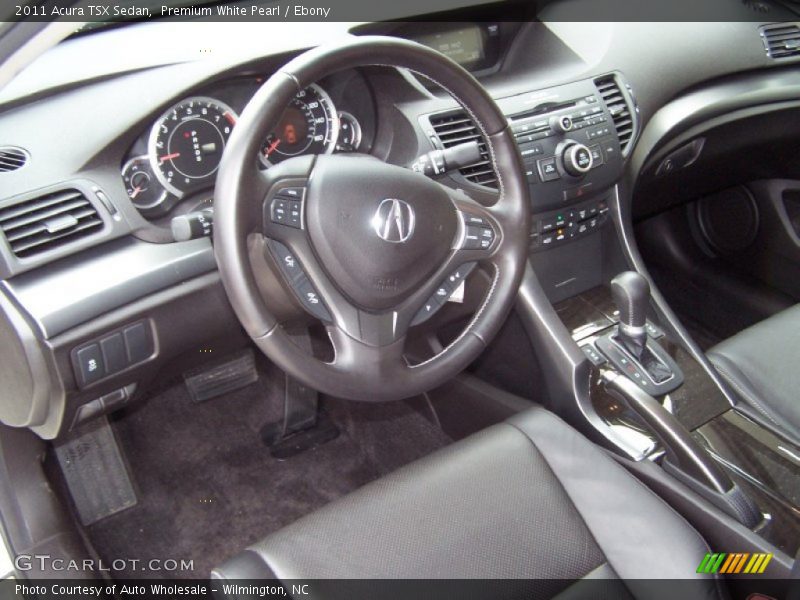 Premium White Pearl / Ebony 2011 Acura TSX Sedan