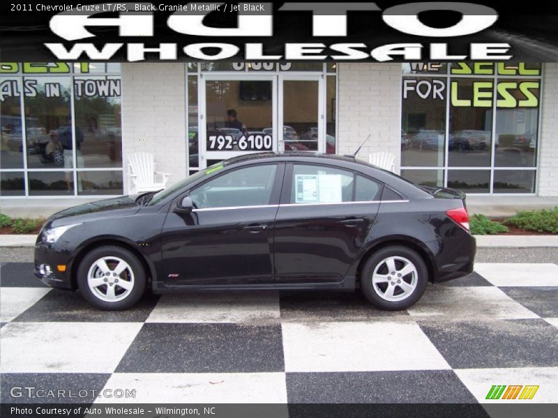 Black Granite Metallic / Jet Black 2011 Chevrolet Cruze LT/RS