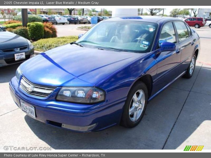 Laser Blue Metallic / Medium Gray 2005 Chevrolet Impala LS