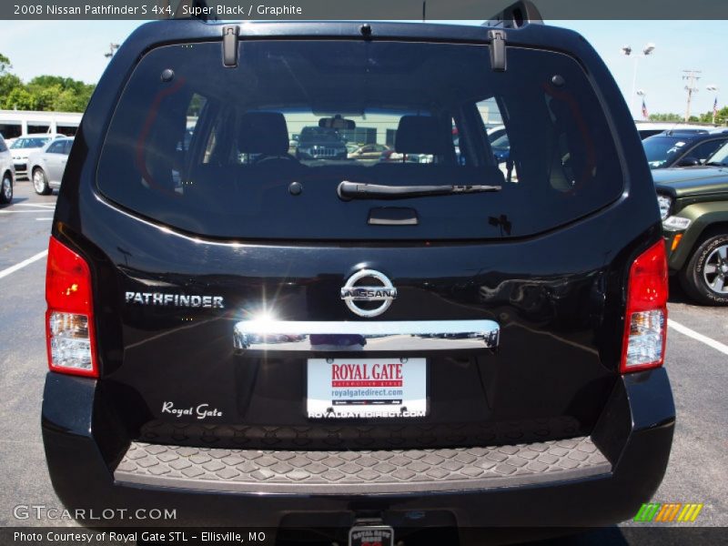 Super Black / Graphite 2008 Nissan Pathfinder S 4x4