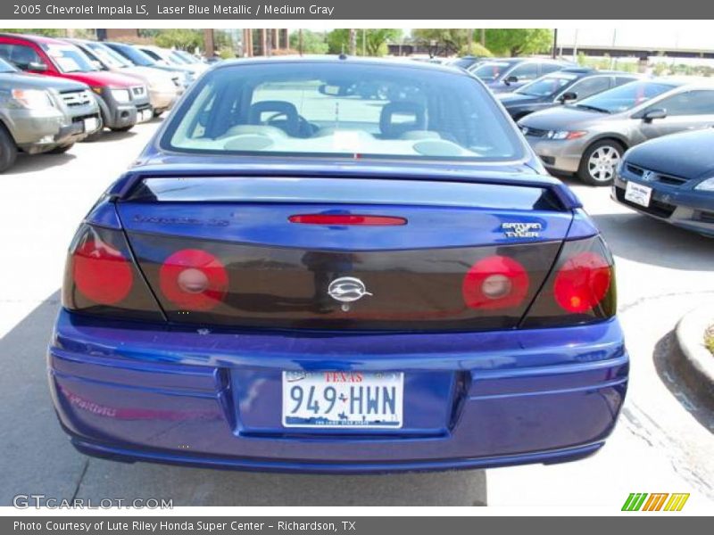 Laser Blue Metallic / Medium Gray 2005 Chevrolet Impala LS