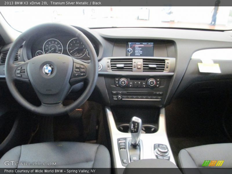 Titanium Silver Metallic / Black 2013 BMW X3 xDrive 28i