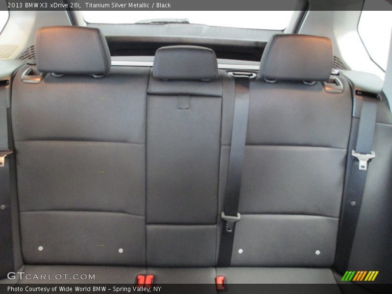 Titanium Silver Metallic / Black 2013 BMW X3 xDrive 28i