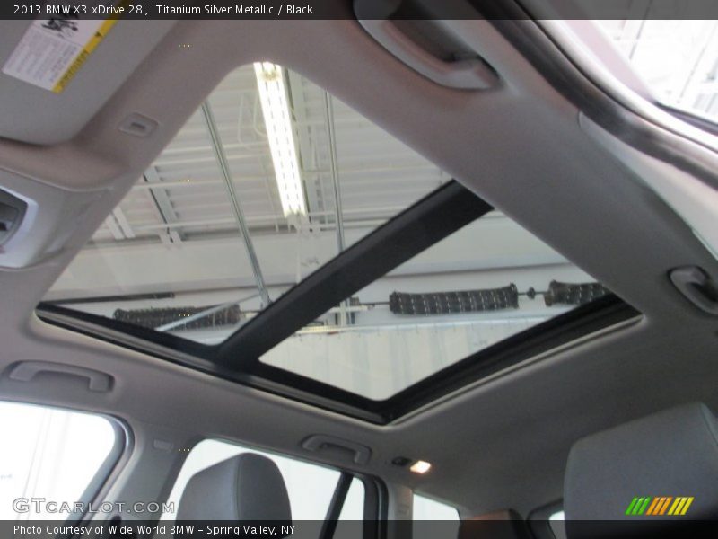Titanium Silver Metallic / Black 2013 BMW X3 xDrive 28i