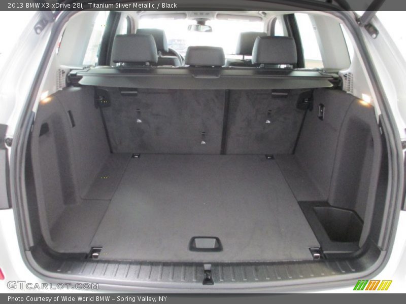 Titanium Silver Metallic / Black 2013 BMW X3 xDrive 28i