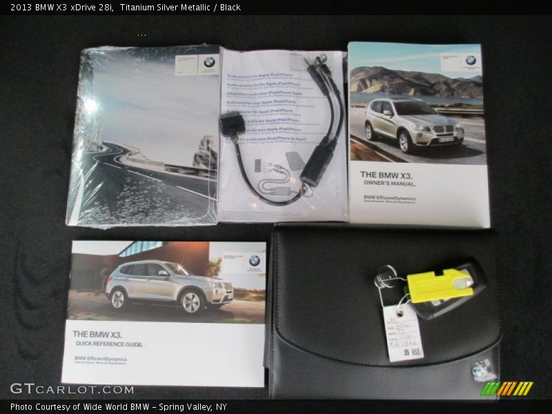Titanium Silver Metallic / Black 2013 BMW X3 xDrive 28i