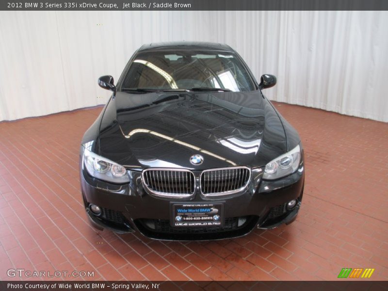 Jet Black / Saddle Brown 2012 BMW 3 Series 335i xDrive Coupe