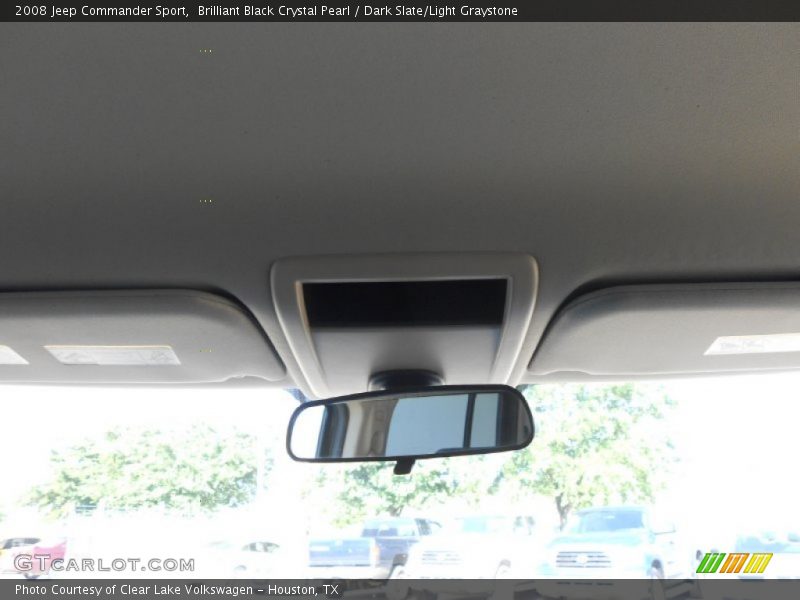 Brilliant Black Crystal Pearl / Dark Slate/Light Graystone 2008 Jeep Commander Sport