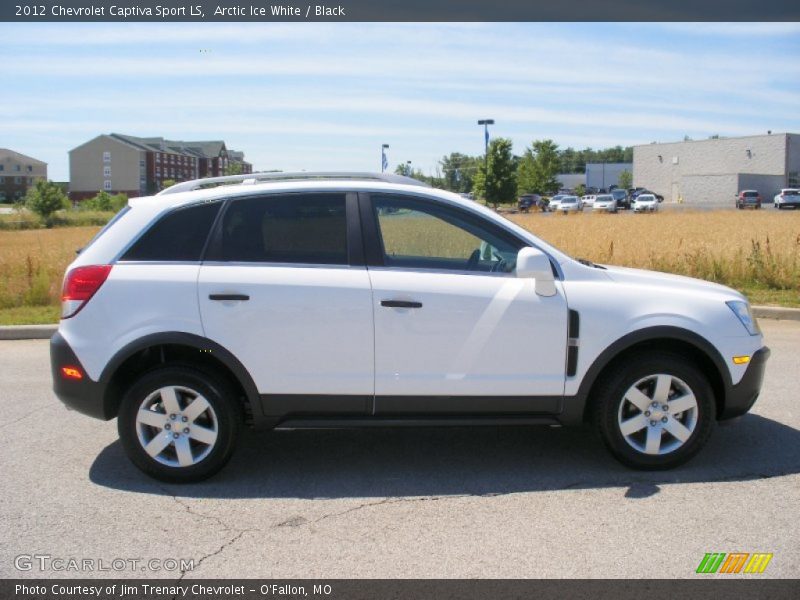 Arctic Ice White / Black 2012 Chevrolet Captiva Sport LS