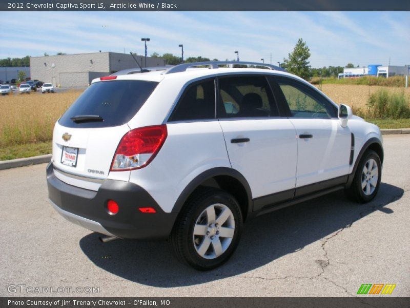 Arctic Ice White / Black 2012 Chevrolet Captiva Sport LS
