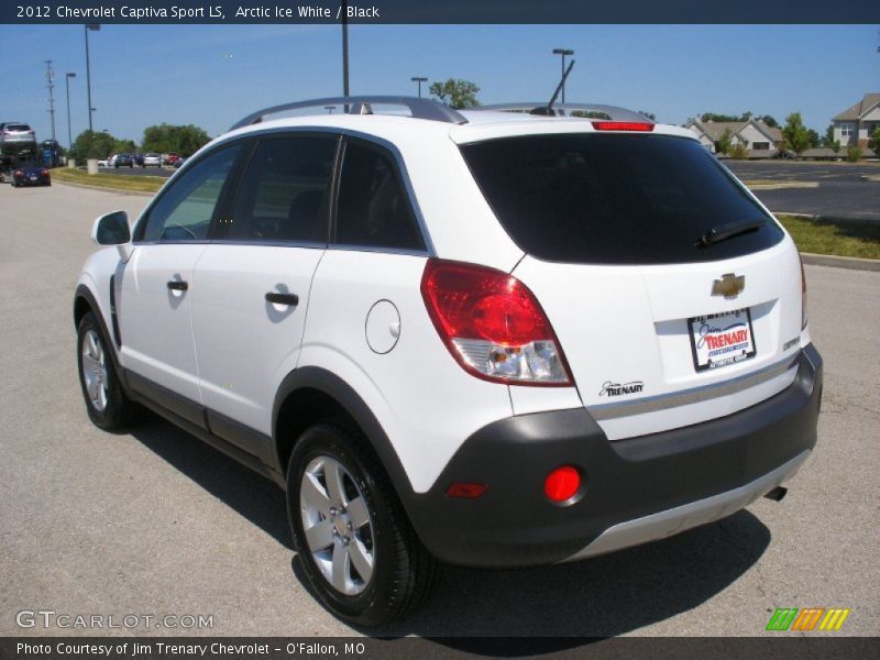 Arctic Ice White / Black 2012 Chevrolet Captiva Sport LS