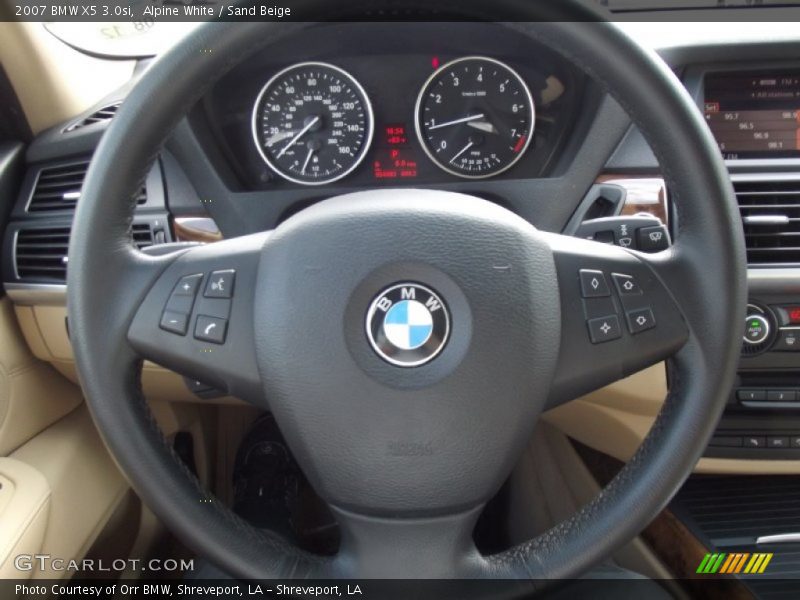 Alpine White / Sand Beige 2007 BMW X5 3.0si