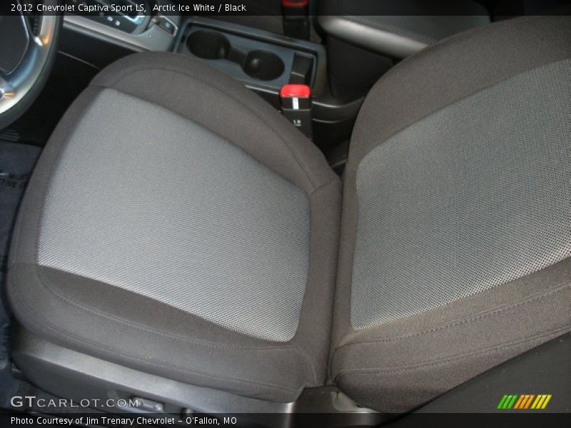 Arctic Ice White / Black 2012 Chevrolet Captiva Sport LS