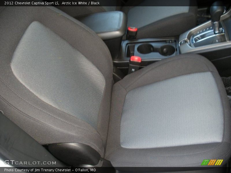 Arctic Ice White / Black 2012 Chevrolet Captiva Sport LS