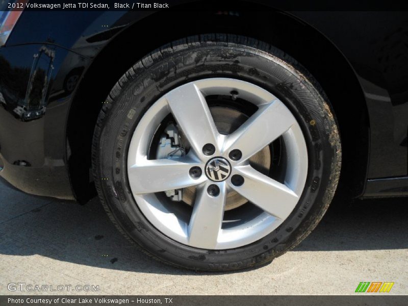 Black / Titan Black 2012 Volkswagen Jetta TDI Sedan