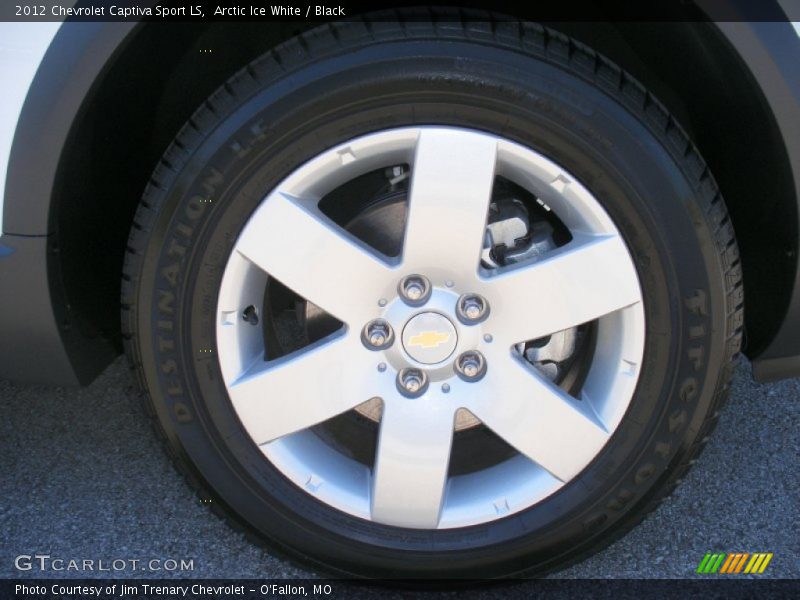 Arctic Ice White / Black 2012 Chevrolet Captiva Sport LS