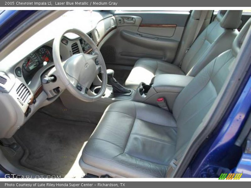 Laser Blue Metallic / Medium Gray 2005 Chevrolet Impala LS