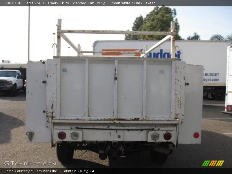 Summit White / Dark Pewter 2004 GMC Sierra 2500HD Work Truck Extended Cab Utility