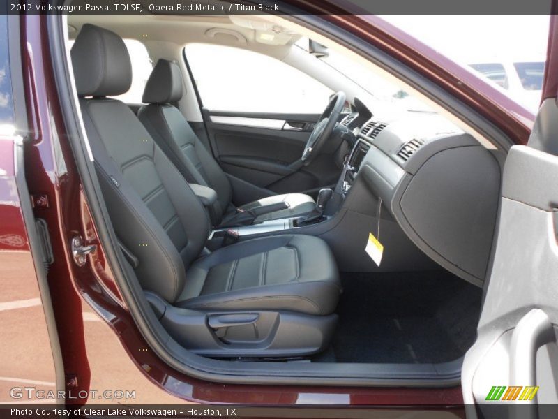 Opera Red Metallic / Titan Black 2012 Volkswagen Passat TDI SE