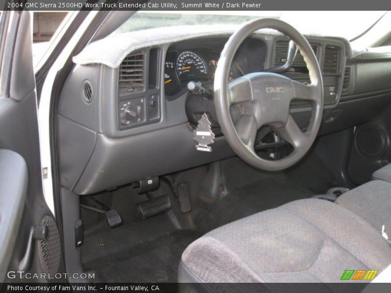 Summit White / Dark Pewter 2004 GMC Sierra 2500HD Work Truck Extended Cab Utility