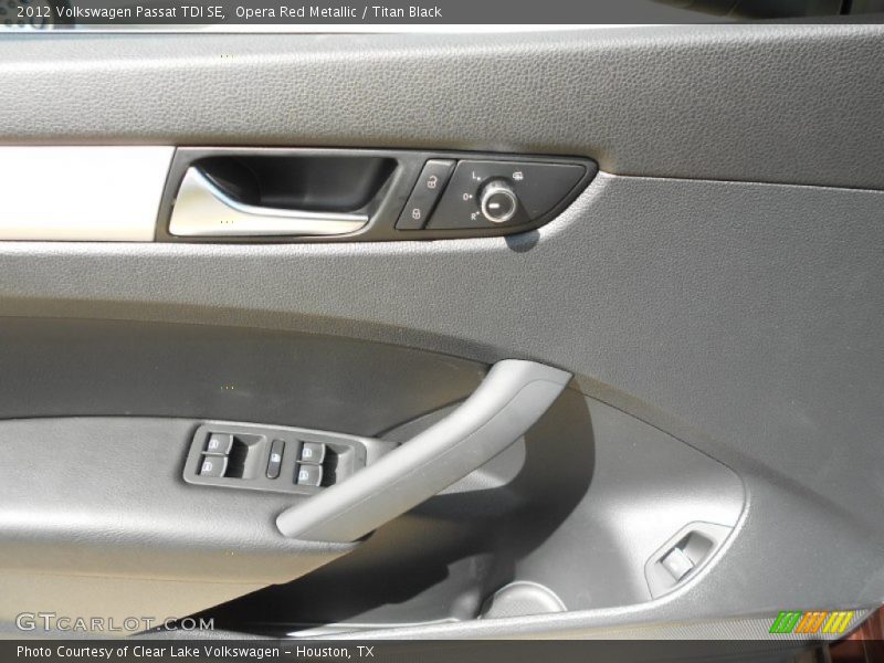 Opera Red Metallic / Titan Black 2012 Volkswagen Passat TDI SE