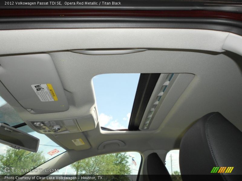 Opera Red Metallic / Titan Black 2012 Volkswagen Passat TDI SE