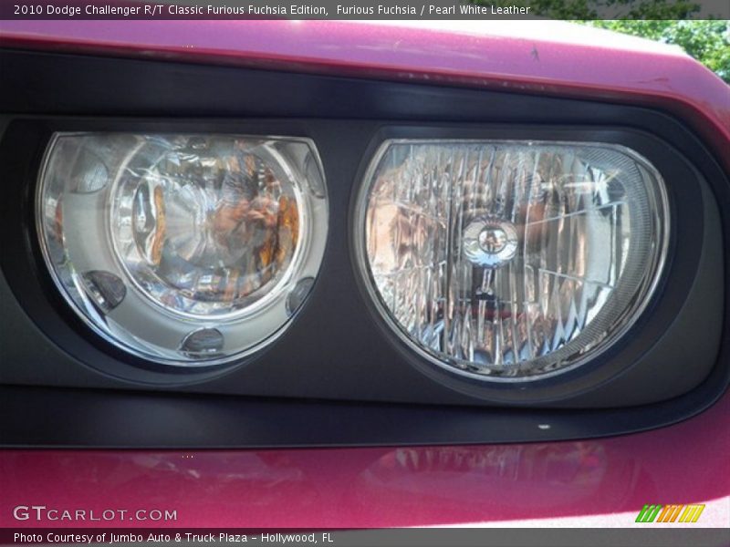 Furious Fuchsia / Pearl White Leather 2010 Dodge Challenger R/T Classic Furious Fuchsia Edition