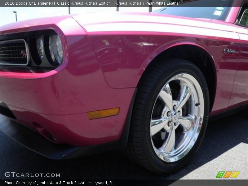 Furious Fuchsia / Pearl White Leather 2010 Dodge Challenger R/T Classic Furious Fuchsia Edition