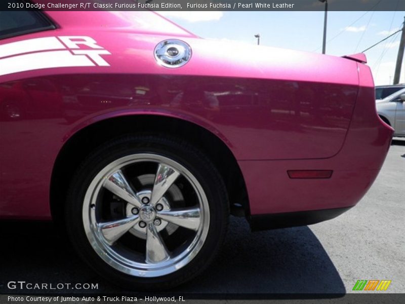 Furious Fuchsia / Pearl White Leather 2010 Dodge Challenger R/T Classic Furious Fuchsia Edition