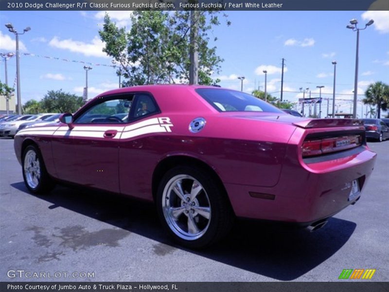 Furious Fuchsia / Pearl White Leather 2010 Dodge Challenger R/T Classic Furious Fuchsia Edition