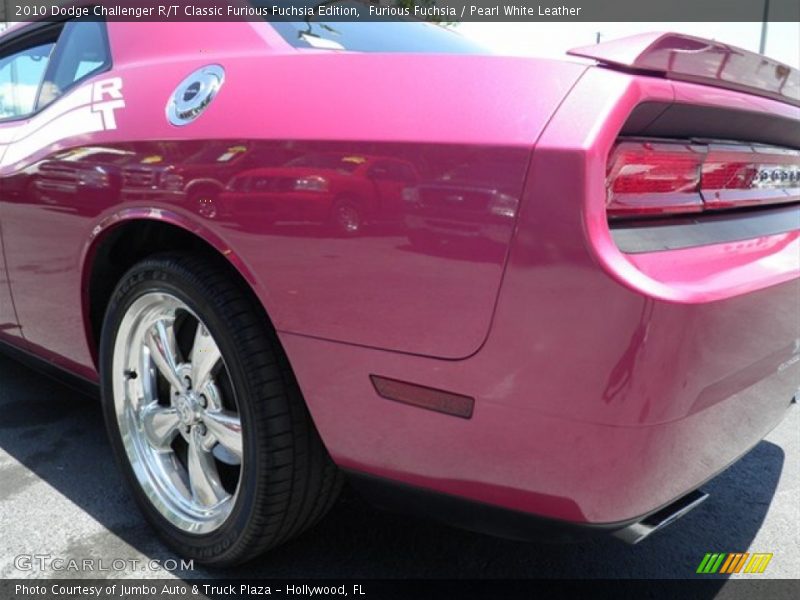 Furious Fuchsia / Pearl White Leather 2010 Dodge Challenger R/T Classic Furious Fuchsia Edition