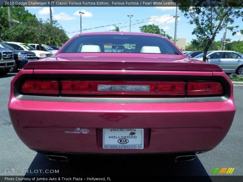 Furious Fuchsia / Pearl White Leather 2010 Dodge Challenger R/T Classic Furious Fuchsia Edition
