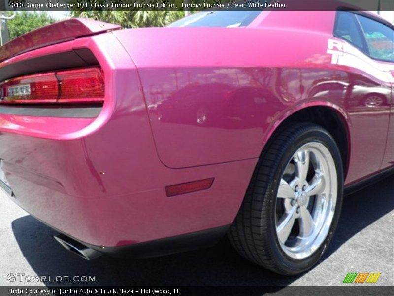 Furious Fuchsia / Pearl White Leather 2010 Dodge Challenger R/T Classic Furious Fuchsia Edition