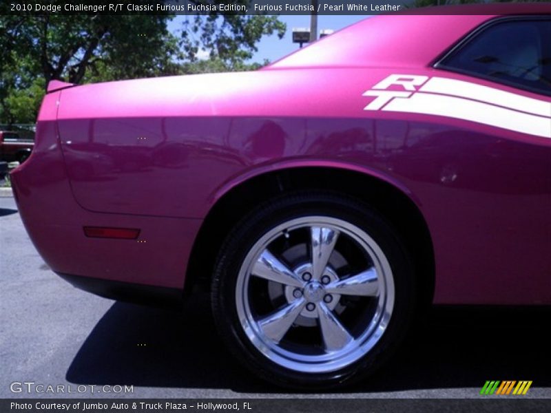 Furious Fuchsia / Pearl White Leather 2010 Dodge Challenger R/T Classic Furious Fuchsia Edition