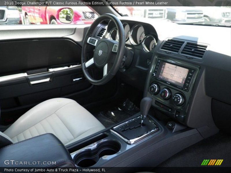 Furious Fuchsia / Pearl White Leather 2010 Dodge Challenger R/T Classic Furious Fuchsia Edition