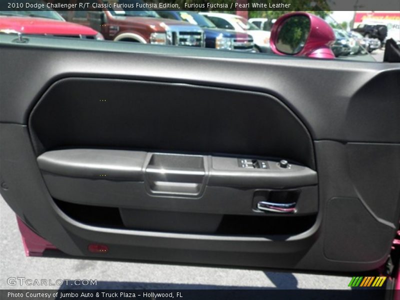 Door Panel of 2010 Challenger R/T Classic Furious Fuchsia Edition