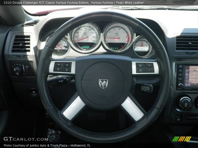  2010 Challenger R/T Classic Furious Fuchsia Edition Steering Wheel