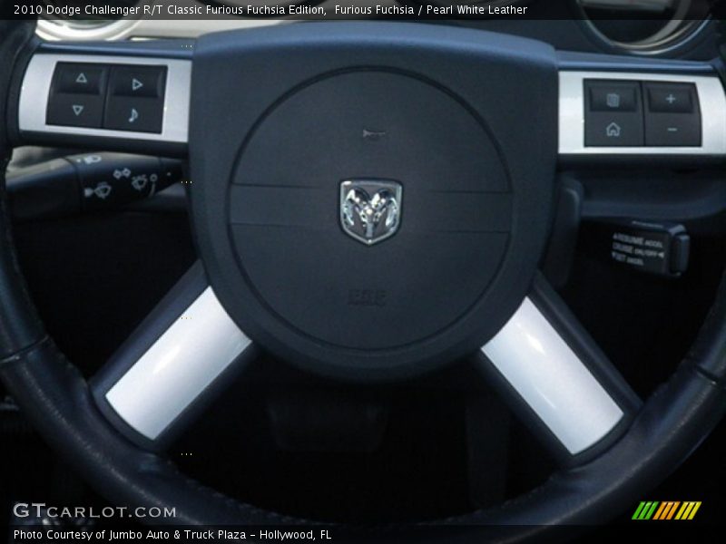 Furious Fuchsia / Pearl White Leather 2010 Dodge Challenger R/T Classic Furious Fuchsia Edition