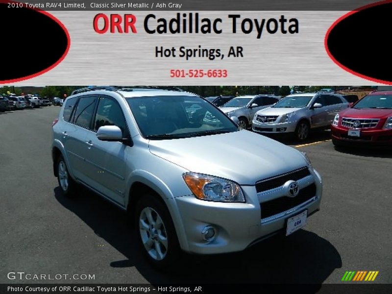 Classic Silver Metallic / Ash Gray 2010 Toyota RAV4 Limited